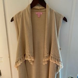 Lilly Pulitzer Sleeveless Draped Sweater